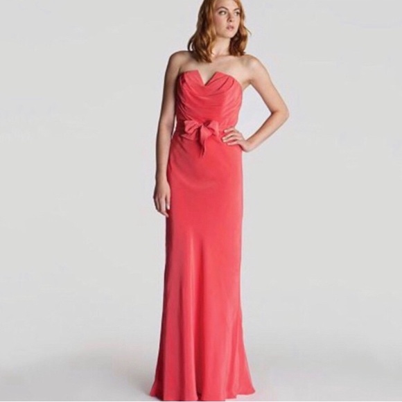 Ted Baker Cassii Silk Strapless Dress - Picture 1 of 11